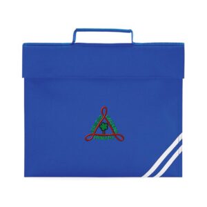 Basic Book Bag Royal Blue with embroidered school logo