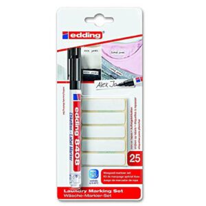 Name Tag Set - Laundry Marking Set with Pen 25pk